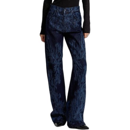 It's Basic - RHINESTONE LOOSE MID RISE JEANS