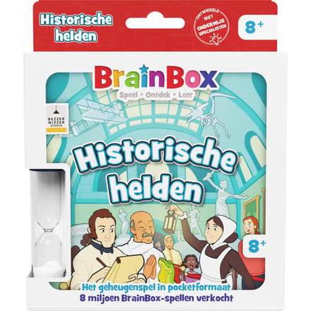 Brainbox Pocket Historische Helden - Nederlands Kaartspel