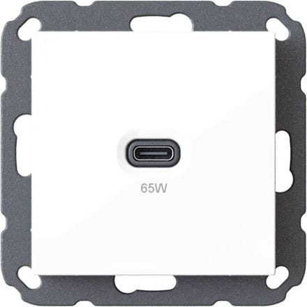 Ehmann 6560x0000 USB-laadbus Wit