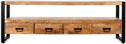 TV-Meubel Britt mango metaal | 180 cm
