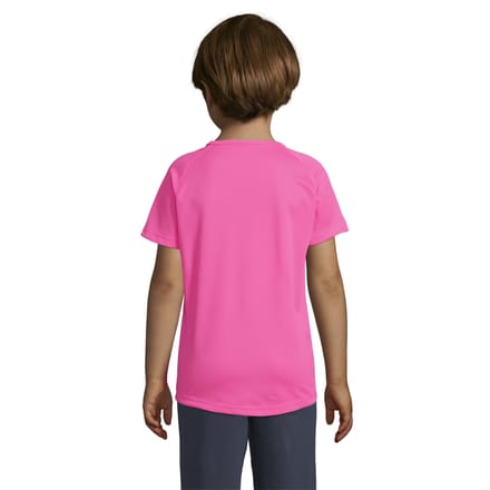 SOLS Kinderen/Kinderen Sportief Raglan T-shirt (Neonroze)