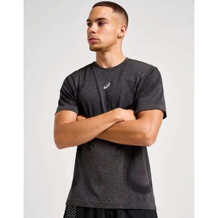 Road Seamless SS Hardloop T-shirt Heren Performance Black S