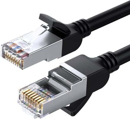 Ugreen - Internetkabel - Ethernet kabel - Cat6 - Tot 1000 Mbps - 2 Meter - Ronde kabel - Zwart