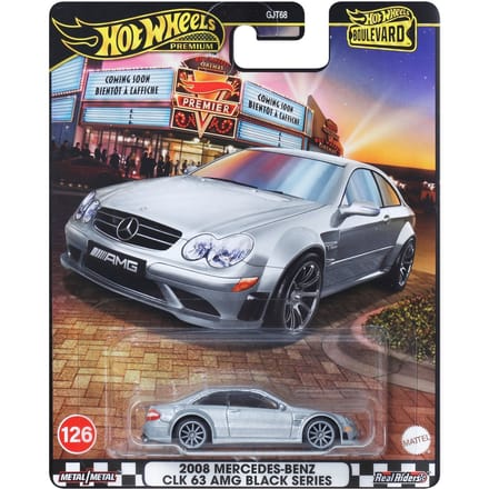 Hot Wheels Premium Boulevard Mix 3 Mercedes-Benz CLK 63 AMG Black Series