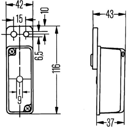 Ontruimingslicht HELLA 2XS 005 020-077