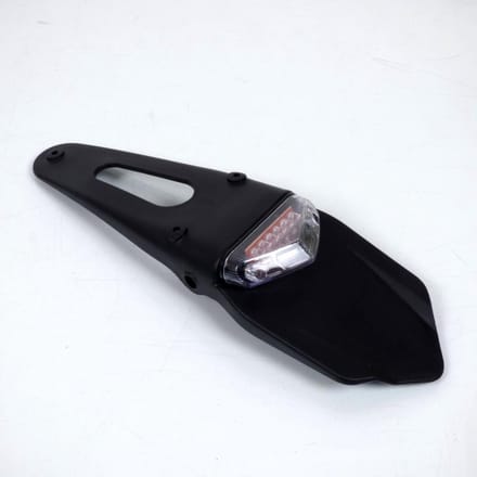 één goedgekeurde plaathouder led 12v achterlicht voor enduro motorfiets nieuw