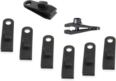 Zeilklemmen - 8x - kunststof - zeilclips voor afdekzeilen