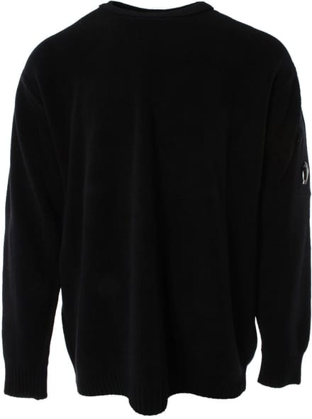 Goggle Jumper Crew Neck Knitwear - Blue Sweaters