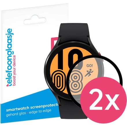 DuoPack: Samsung Galaxy Watch4 screenprotector - 44mm