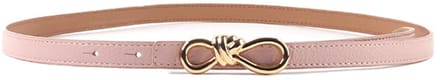 Giuliano Lederen Riem - Made in Italy - Roze