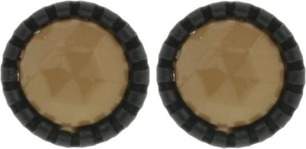 Behave - Oorstekers - Rond 1,3 cm - Bruin