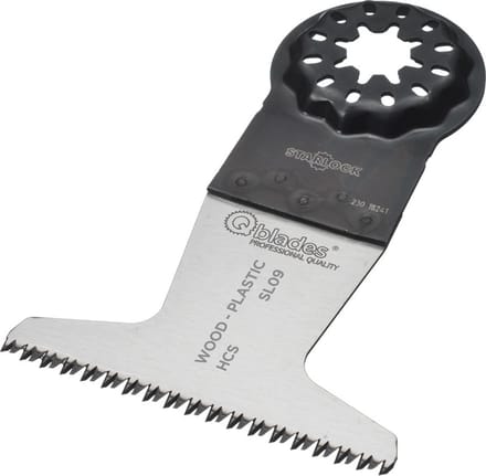 QBLADES STARLOCK MULTIZAAGBLAD PRECISION14TPI 65X50MM HCS SL09-10+1ST