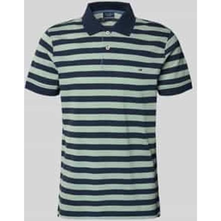 modern fit poloshirt met logo-stitching