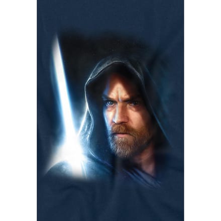 Star Wars Heren Obi Wan Kenobi Poster T-Shirt (Marine)