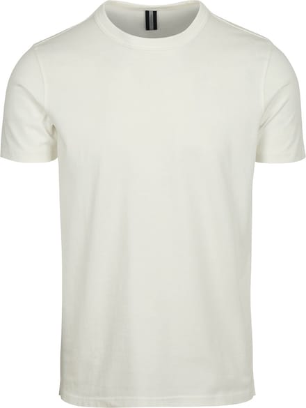 Profuomo T-Shirt Off White - Maat M - Heren - Casual T-shirts
