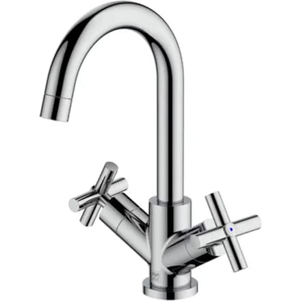Aquavive Wastafelmengkraan Rosali - Draaibaar - Chroom - 27,2cm