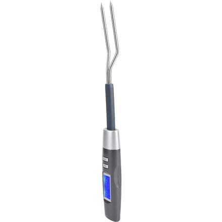 Digitale BBQ Vleesthermometer Vork Grillvork met LCD-display gray