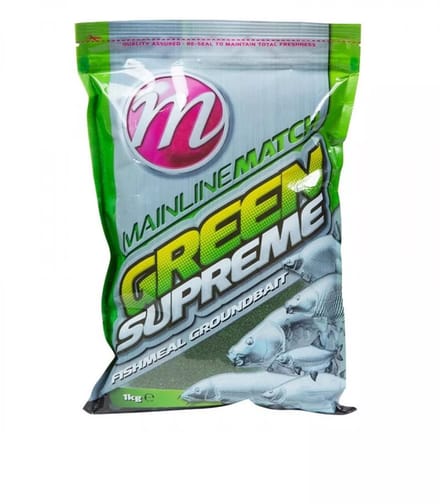 Mainline Green Supreme Fishmeal Groundbait | 1kg