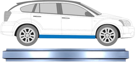 Reparatie dorpel voor Dodge Caliber 2006-2013 / Links = Rechts