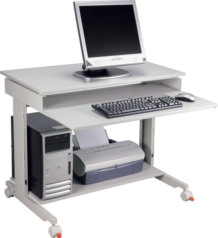 TWIN click hoogte instelbaar werkstation - Grijs