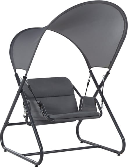SOLAGNA - Schommelbank - Donkergrijs - Staal