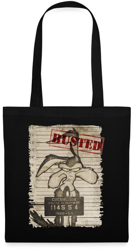 Looney Tunes Wile E. Coyote Busted Tas Van Stof Schoudertas