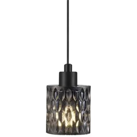 Nordlux Hanglamp Hollywood Zwart Gerookt Glas ⌀11cm E27
