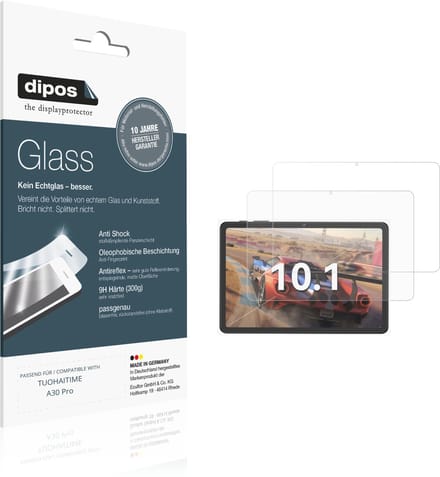 dipos – 2x Matte Pantserfolie geschikt voor TUOHAITIME A30 Pro | 9H Screenprotector
