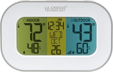Draadloos Binnen/Buiten Weerstation met Temperatuur en Vochtigheid Display