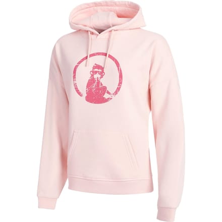 Quiet Please Endlessly Washed Out Oversize Sweater Met Capuchon Dames-Roze