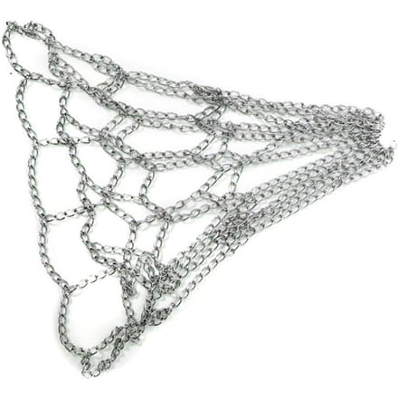 Heavy Duty basketbalkettingnetvervanging, gegalvaniseerd ijzeren mandnet zilver