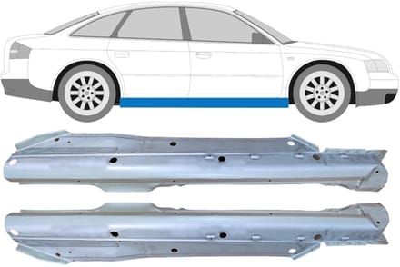 Volledige dorpel voor Audi A6 C5 1997-2004 / Links + Rechts / Set