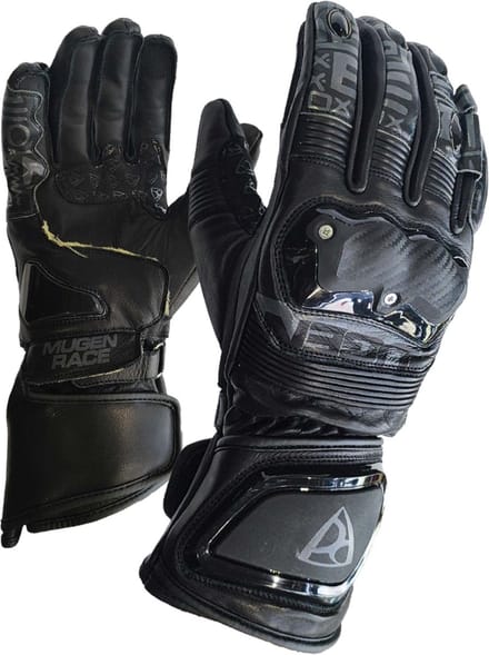 MUGENRACE Le-Vi Sport Zwarte Handschoenen - Handschoen