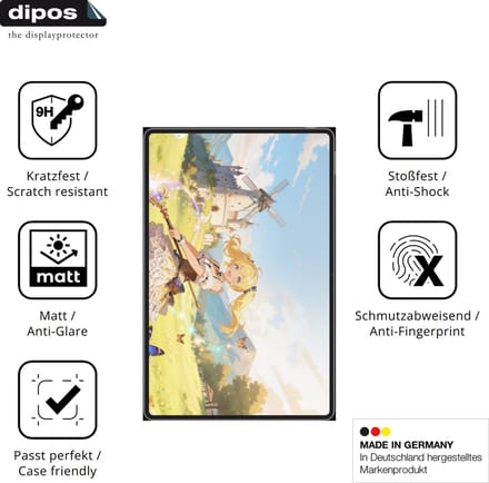 dipos – 2x Matte Pantserfolie geschikt voor Honor MagicPad 4 12.3 | 9H Screenprotector