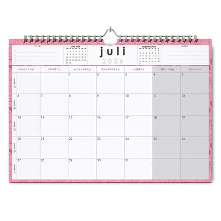 Huurdies® - 22 maanden kalender - A4+ - Seizoenen