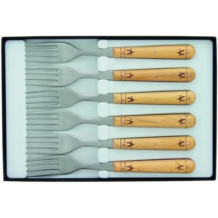 Set van 6 vorken Nontron