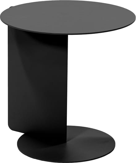 Spinder Design bijzettafel Salsa - Zwart - Ø 40 - Staal