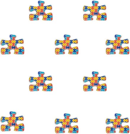 Bewustzijn Jigsaw Puzzel Metalen Badge Revers Pin Broche