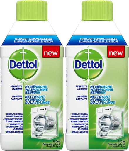 Dettol - Machinereiniger - Perfecte hygiëne - 2 x 250 ml