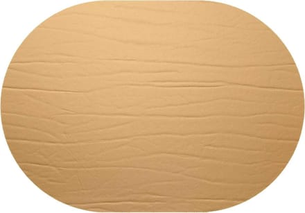Daff Leatherixx Dumbo Placemat - Leer - Ovaal - 34 x 42 cm - Bronze