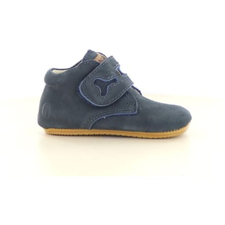 Shoesme Velcro Babyschoenen blauw Leer - Maat 20