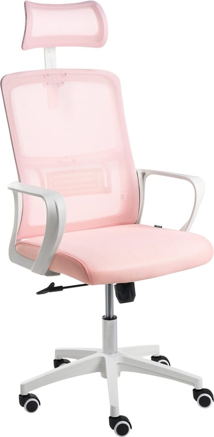 MONARCH - Bureaustoel - Pastelroze - Mesh