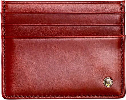 Luxe Exclusieve Leren Kaarthouder met Elegante Geschenkdoos - Donkerbruin