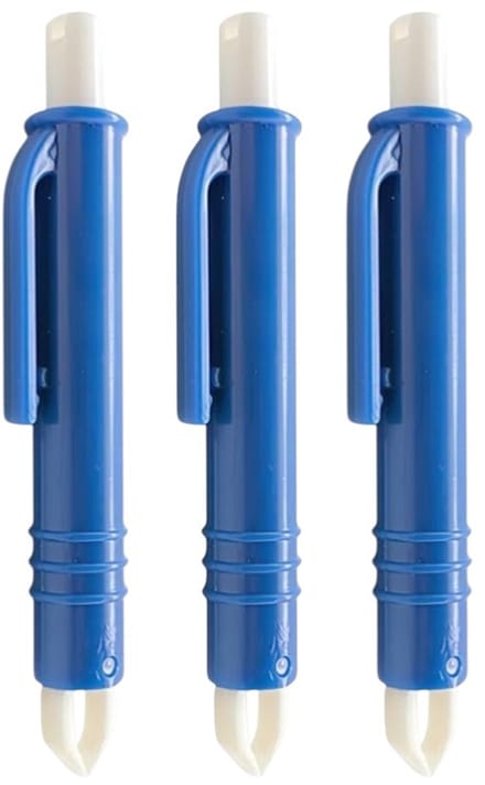 Professor Q - Tekentang - Tekenpincet - 3 stuks - Blauw