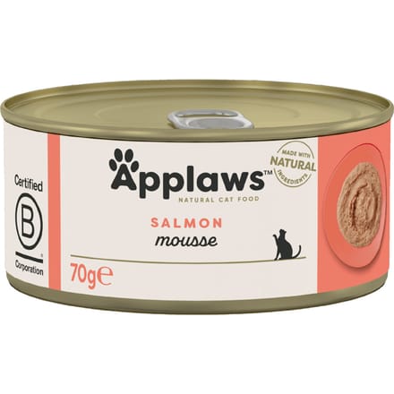 24x70g Mousse Zalm Applaws Kattenvoer