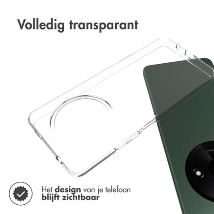 Accezz Hoesje - Geschikt voor Xiaomi Redmi A3 - Clear Backcover - Transparant