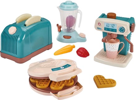 Ecoiffier Vert Azur Kitchen Set Complete 4-in-1 15 pcs