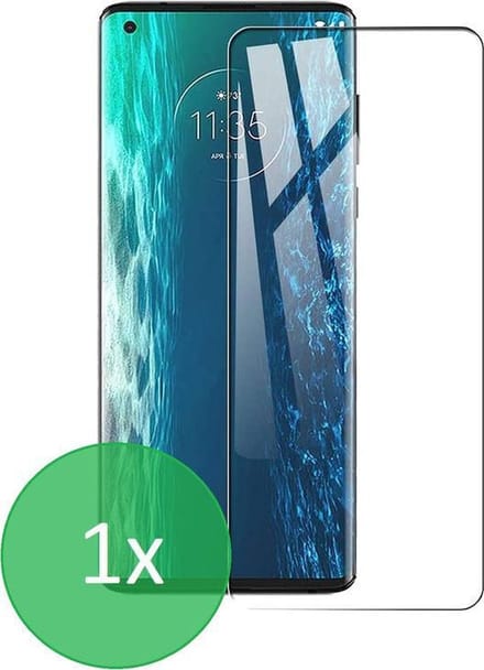Geschikt Voor: Motorola Edge - 1x Screenprotector - screen protector - glas - bescherm - beschermglas