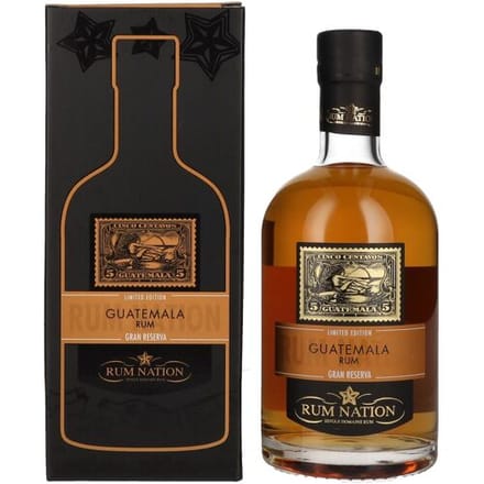 Rum Nation Guatemala Gran Reserva Limited Edition 40% Vol. 0,7l in geschenkverpakking