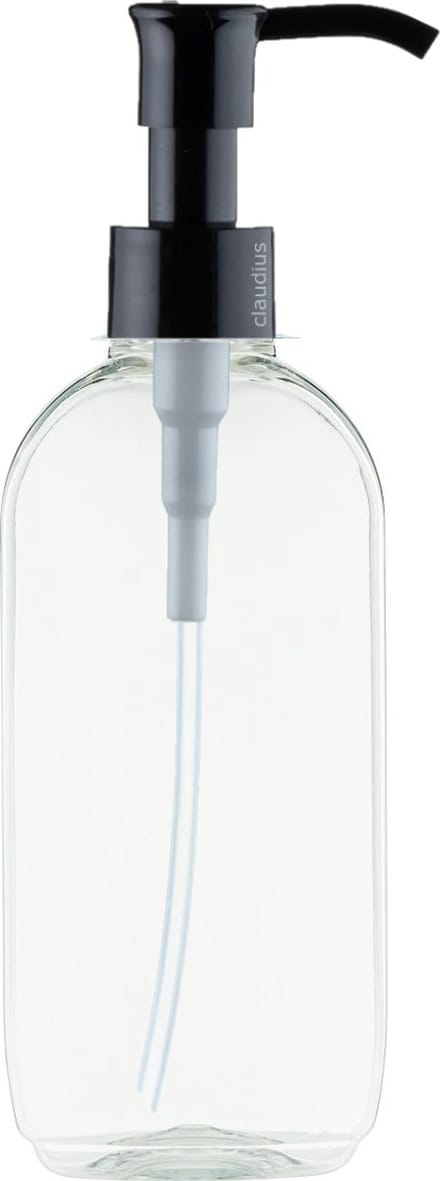 Lege Plastic Fles 75 ml PET - Transparant - met zwarte pomp - set van 10 stuks - navulbaar - leeg